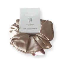 Load image into Gallery viewer, Jadore Silk Scrunchie 2 Pack